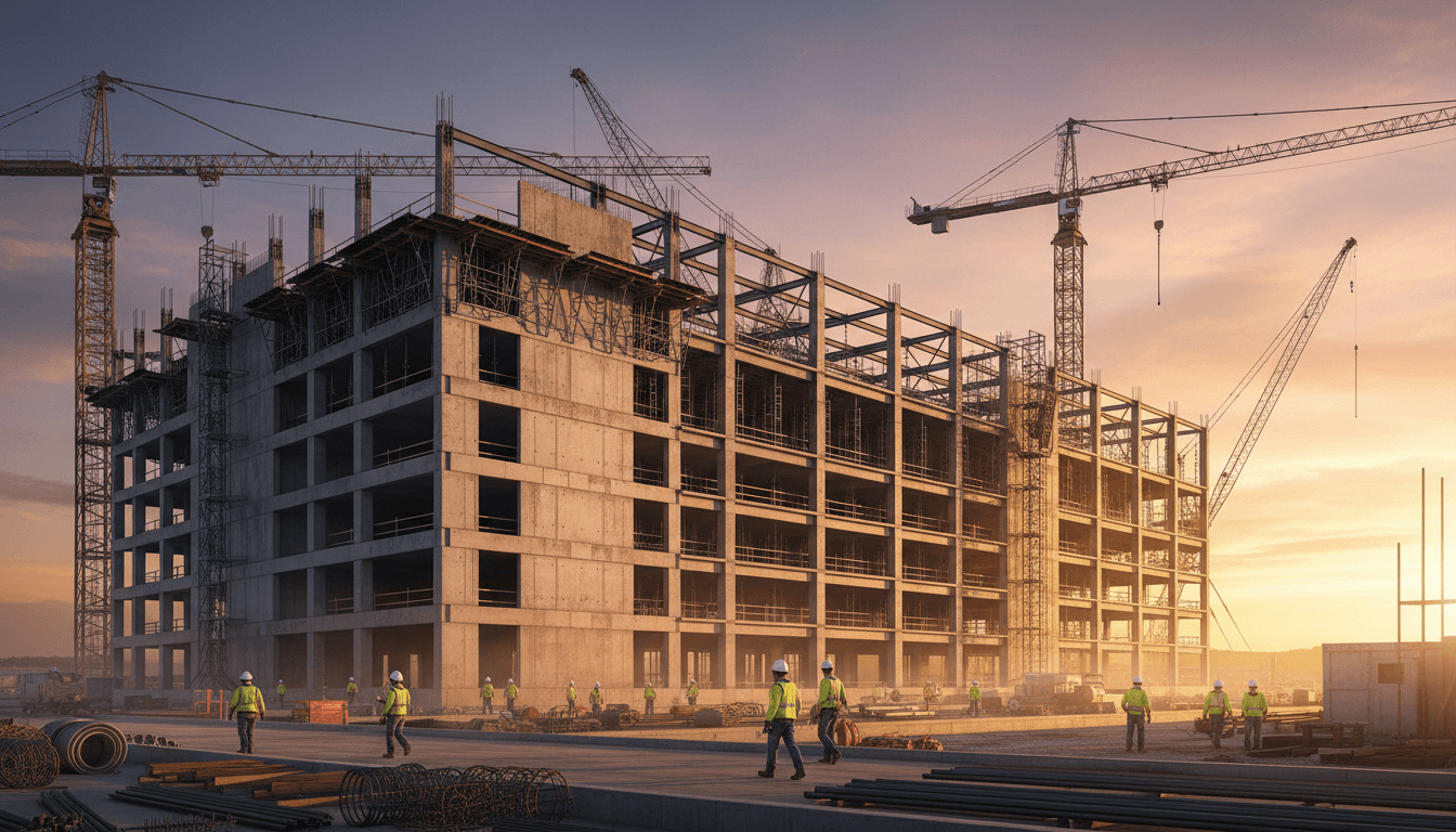 Large-scale data center construction project showcasing Weitz Co. technical expertise