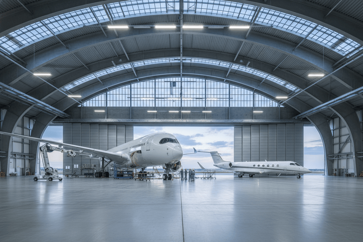 Modern Aviation Hangar